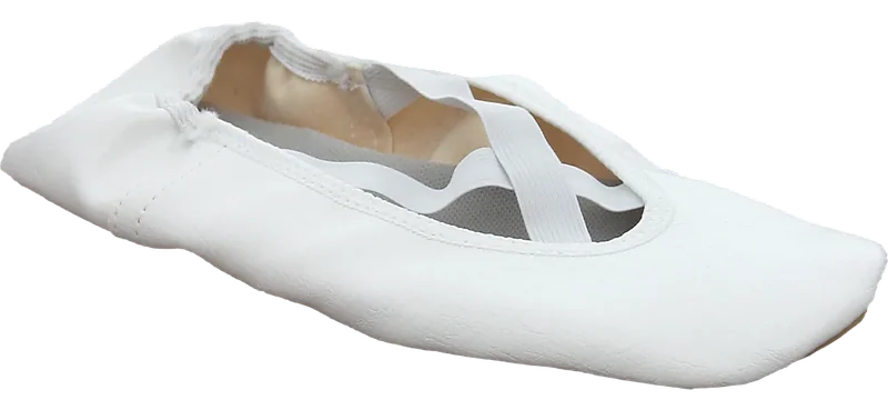 White gymnastic shoes